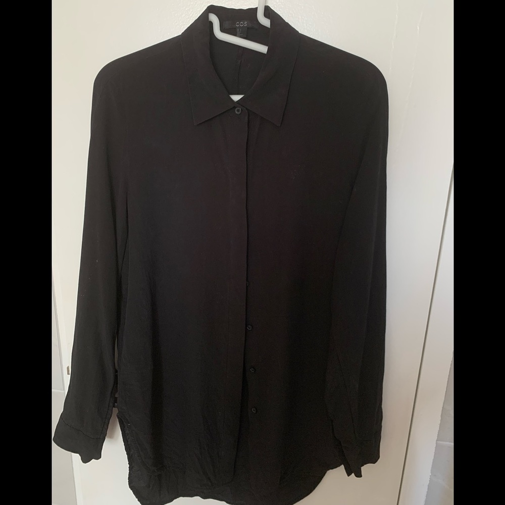 COS 100% silk shirt